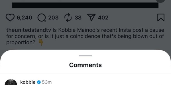 暗示得不到阿莫林认可？梅努回应网友对社媒的猜测：夸大其词